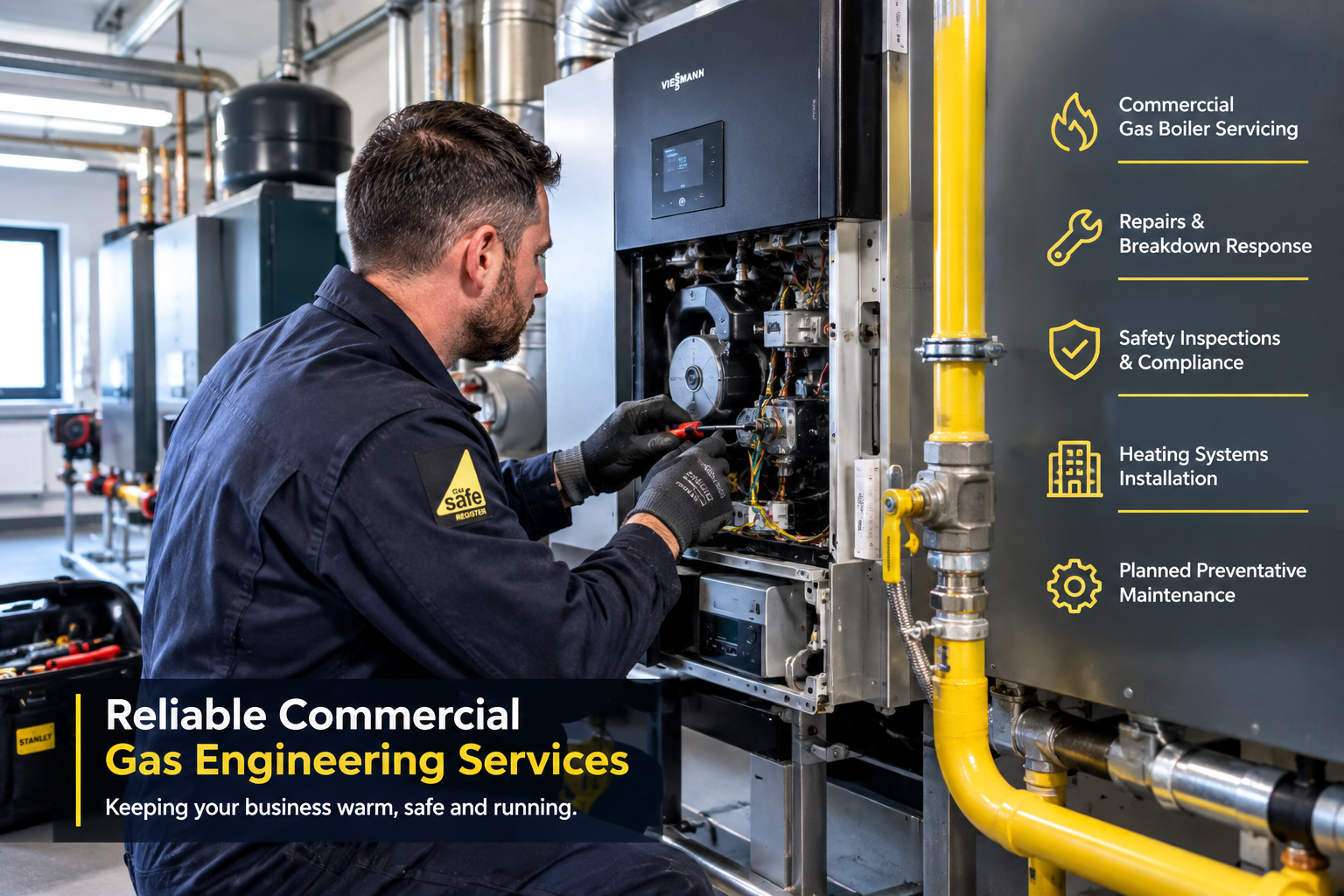 commercial boiler service technician